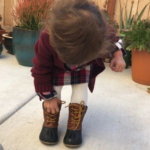 Toddler duck boots